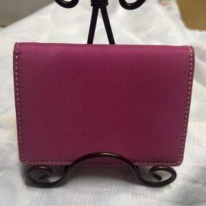 Lands' End Pink and Tan Wallet